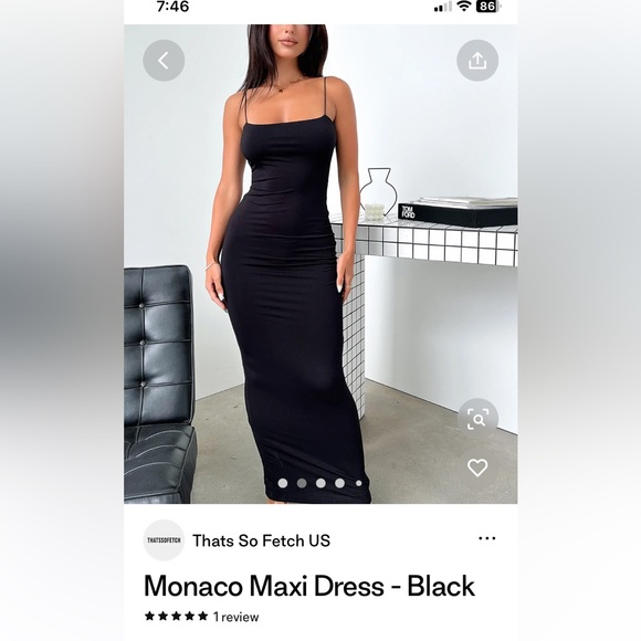 Open back maxi dress - Picture 2 of 4